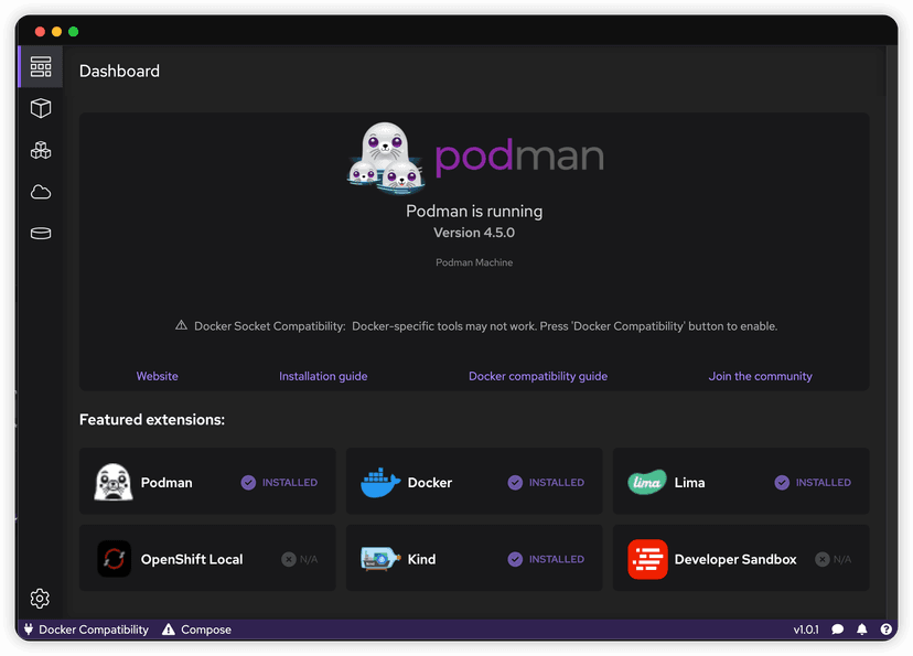 Podman Desktop 